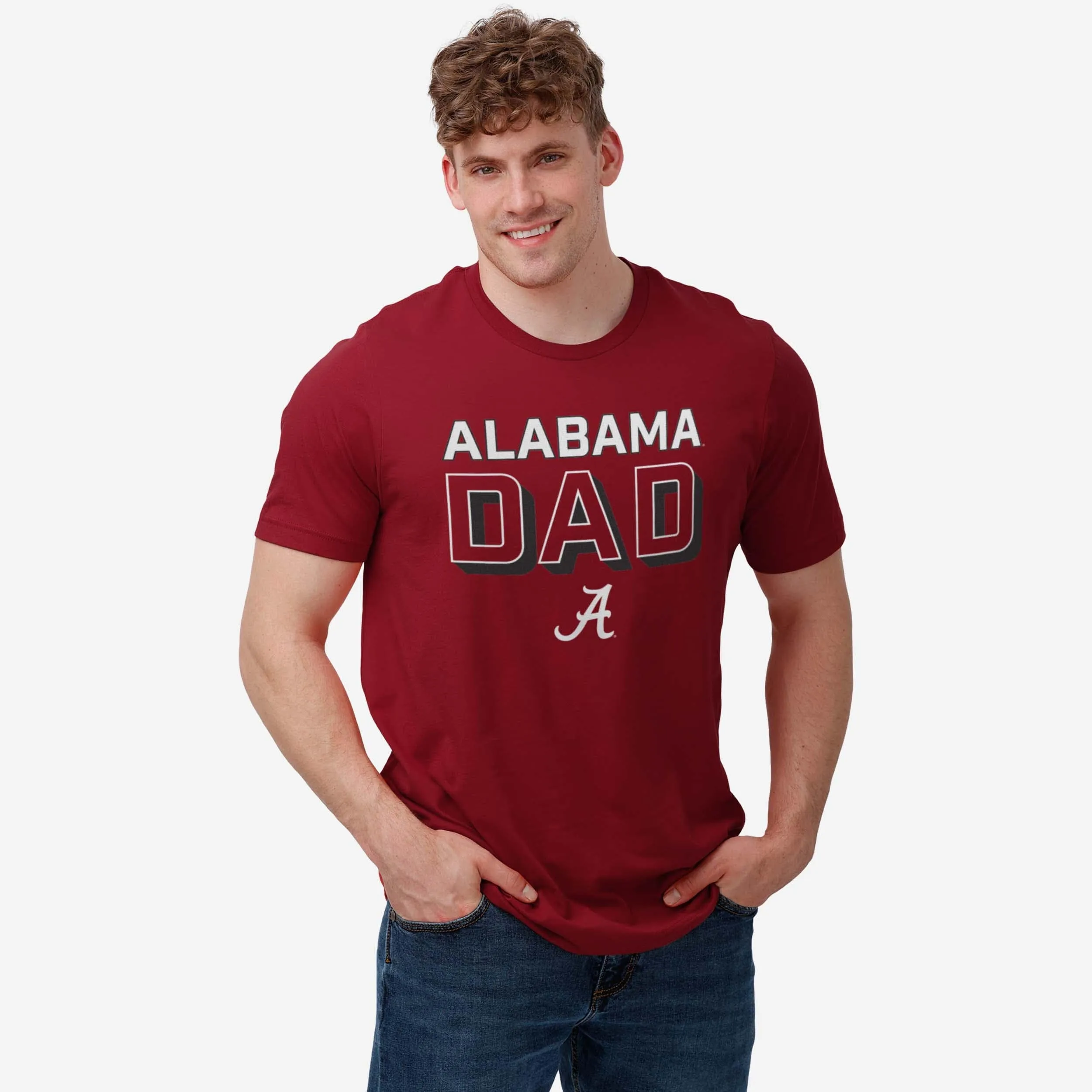 Alabama Crimson Tide Team Dad T-Shirt