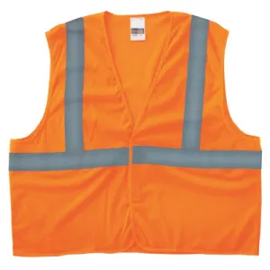 Anchor Brand Class 2 Economy Safety Vests with Hook and Loop Closure