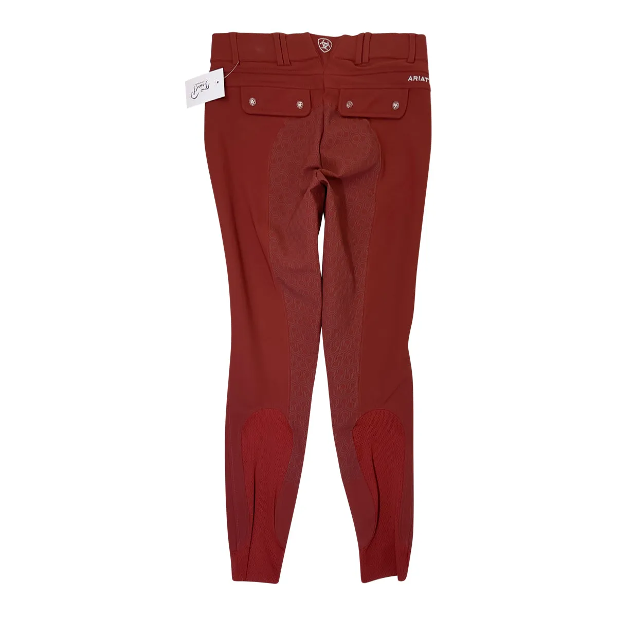 Ariat 'Tri Factor' Full Seat Breeches in Fired Brick - Women's 24L
