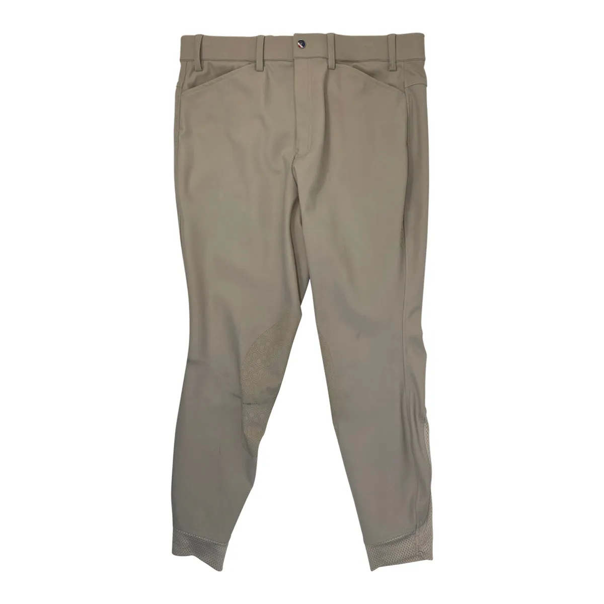 Ariat 'Tri Factor' Knee Patch Breeches in Tan - Men's34R