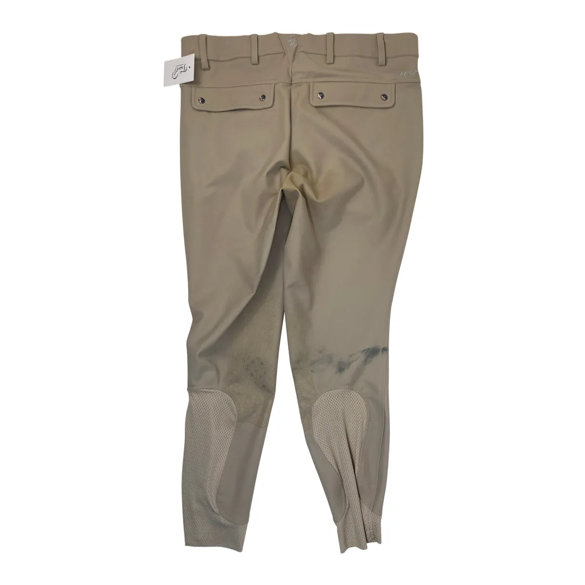 Ariat 'Tri Factor' Knee Patch Breeches in Tan - Men's34R