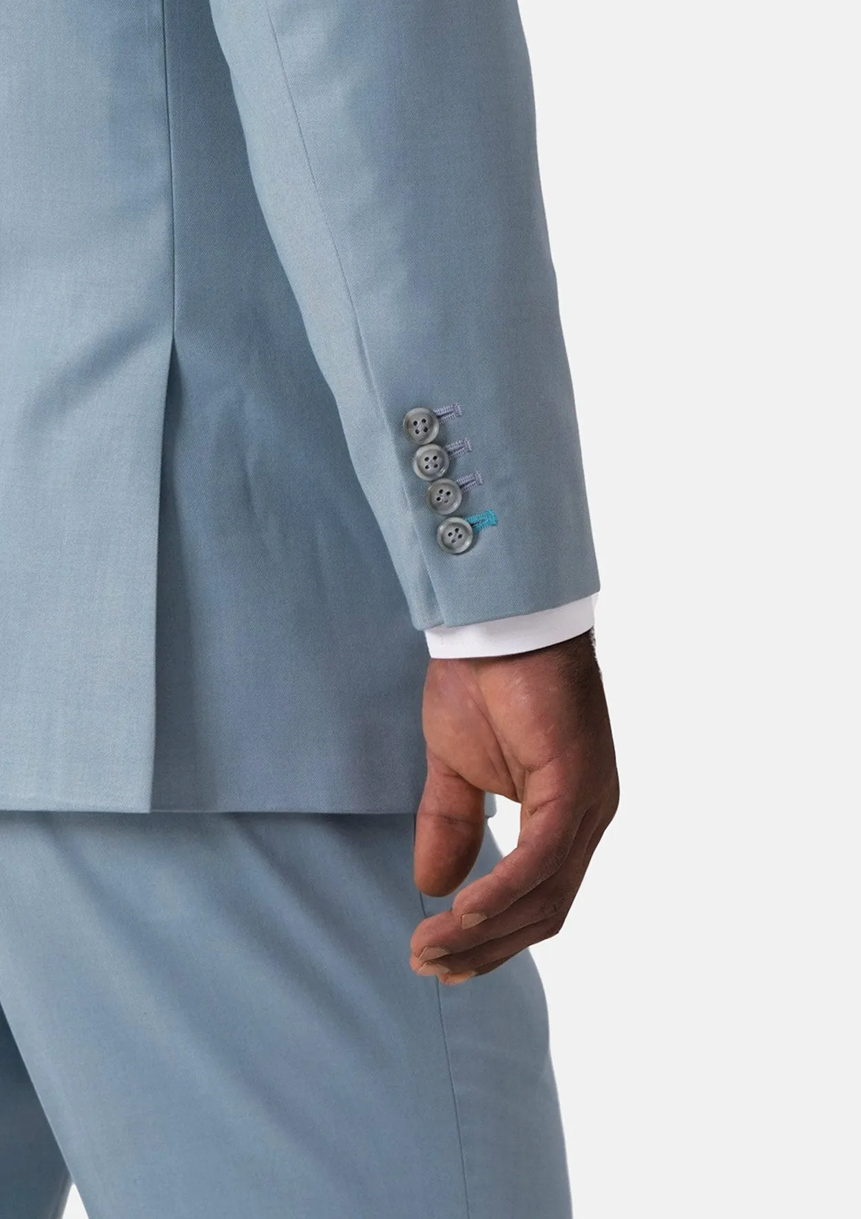 Astor Ice Blue Twill Suit