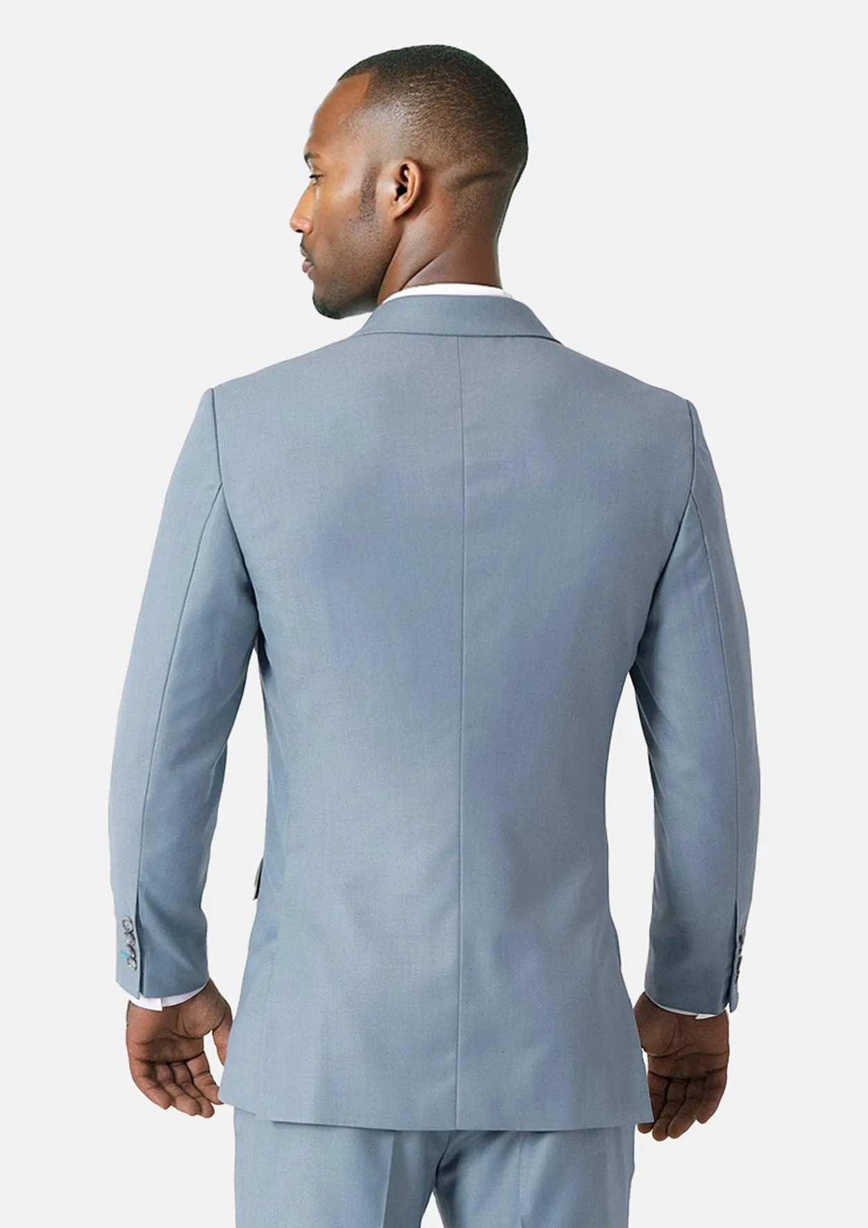 Astor Ice Blue Twill Suit