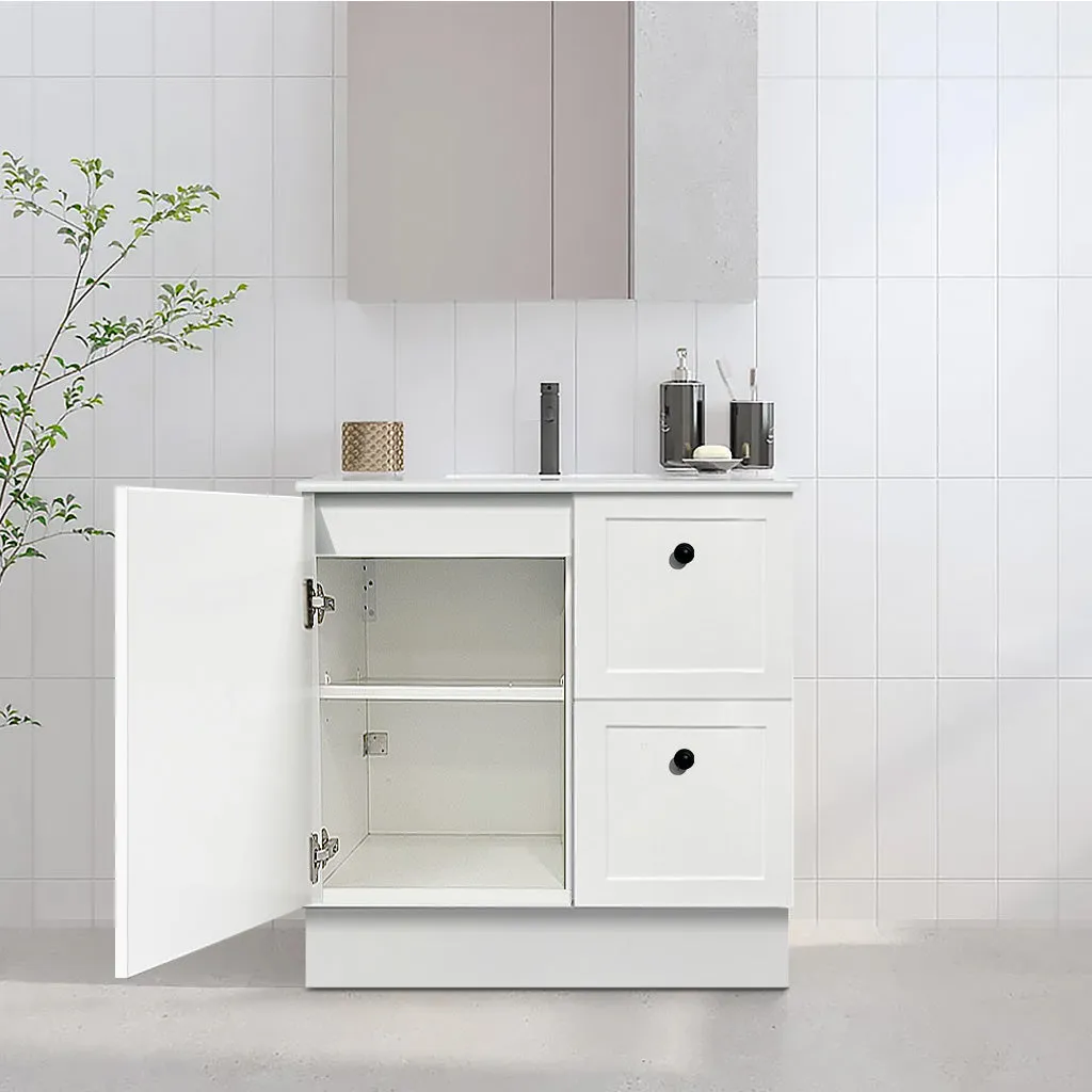 AUSTIN 750mm Floor Standing Bathroom Vanity Left Hand Side