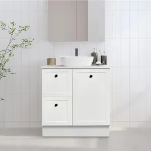 AUSTIN 750mm Floor Standing Bathroom Vanity Left Hand Side