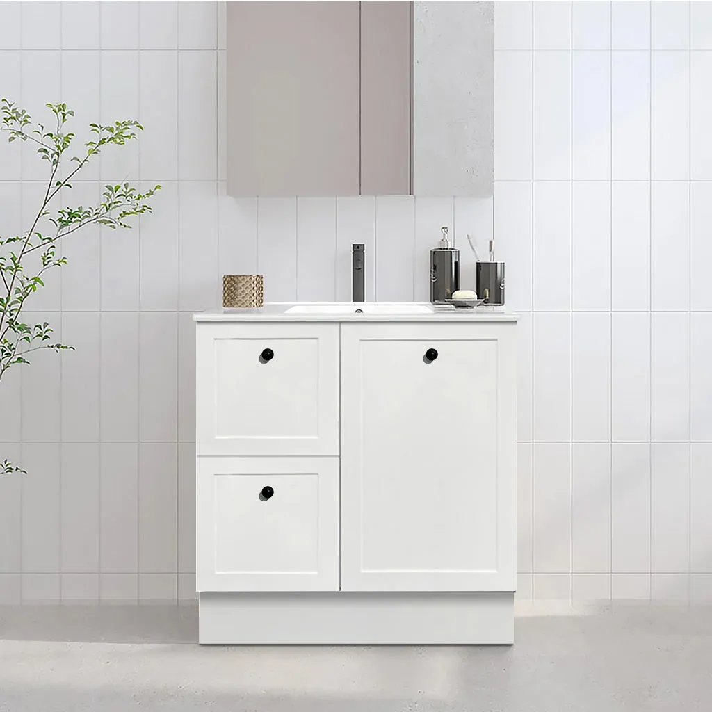 AUSTIN 750mm Floor Standing Bathroom Vanity Left Hand Side