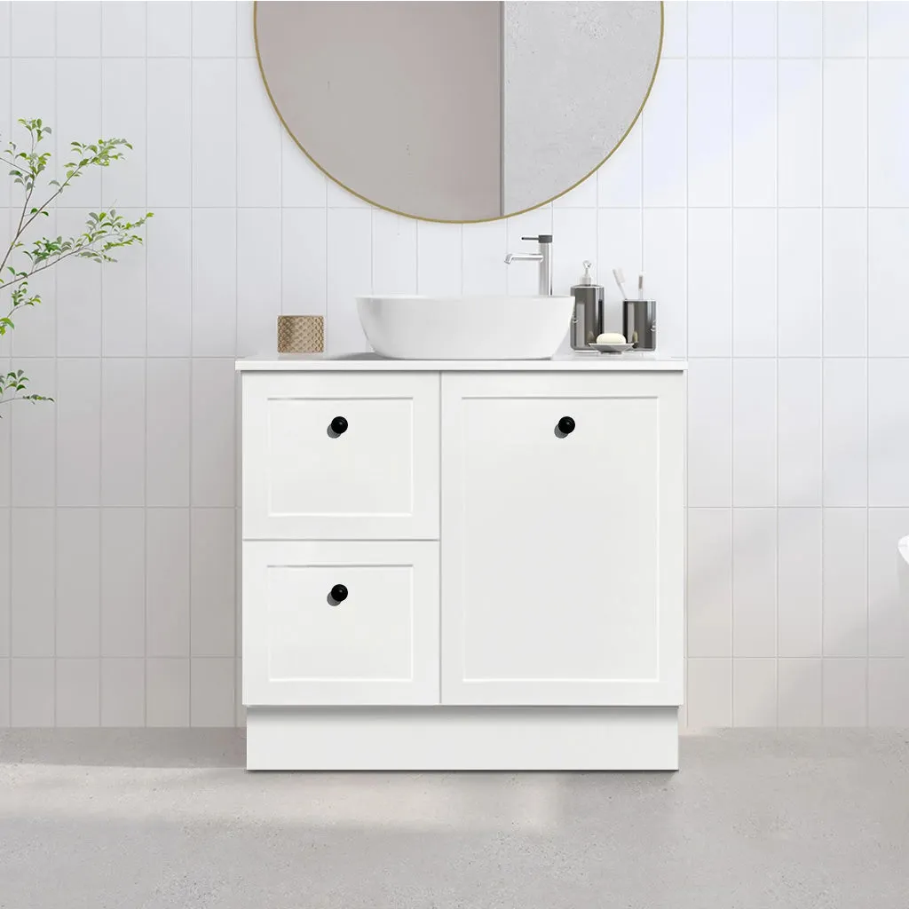 AUSTIN 900mm Floor Standing Bathroom Vanity Left Hand Side