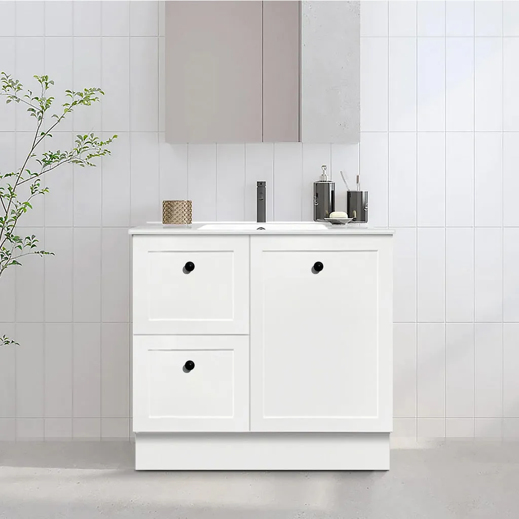 AUSTIN 900mm Floor Standing Bathroom Vanity Left Hand Side