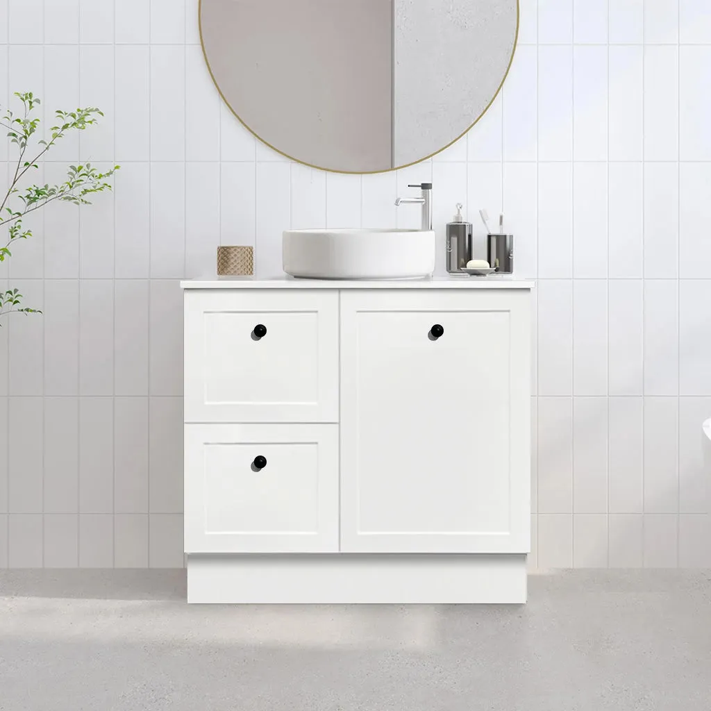 AUSTIN 900mm Floor Standing Bathroom Vanity Left Hand Side