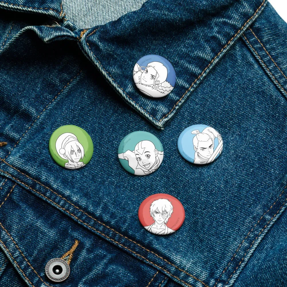 Avatar: The Last Airbender Team Avatar Pin Set