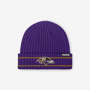 Baltimore Ravens Primary Logo Ribbed Beanie