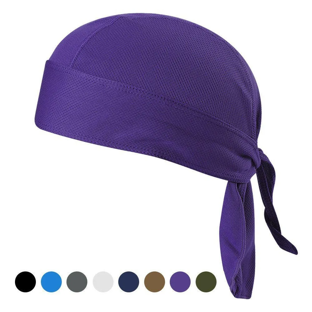 Bicycle Sweat-wicking Cap Beanie Cap Cycling Headscarf Headband Quick-dry Pirate Hat Beanie Hat for Outdoor