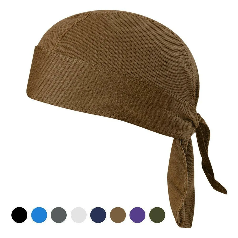 Bicycle Sweat-wicking Cap Beanie Cap Cycling Headscarf Headband Quick-dry Pirate Hat Beanie Hat for Outdoor