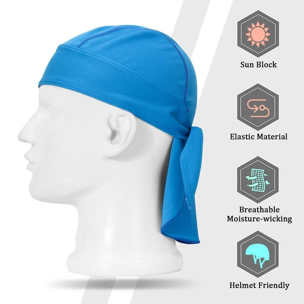 Bicycle Sweat-wicking Cap Beanie Cap Cycling Headscarf Headband Quick-dry Pirate Hat Beanie Hat for Outdoor