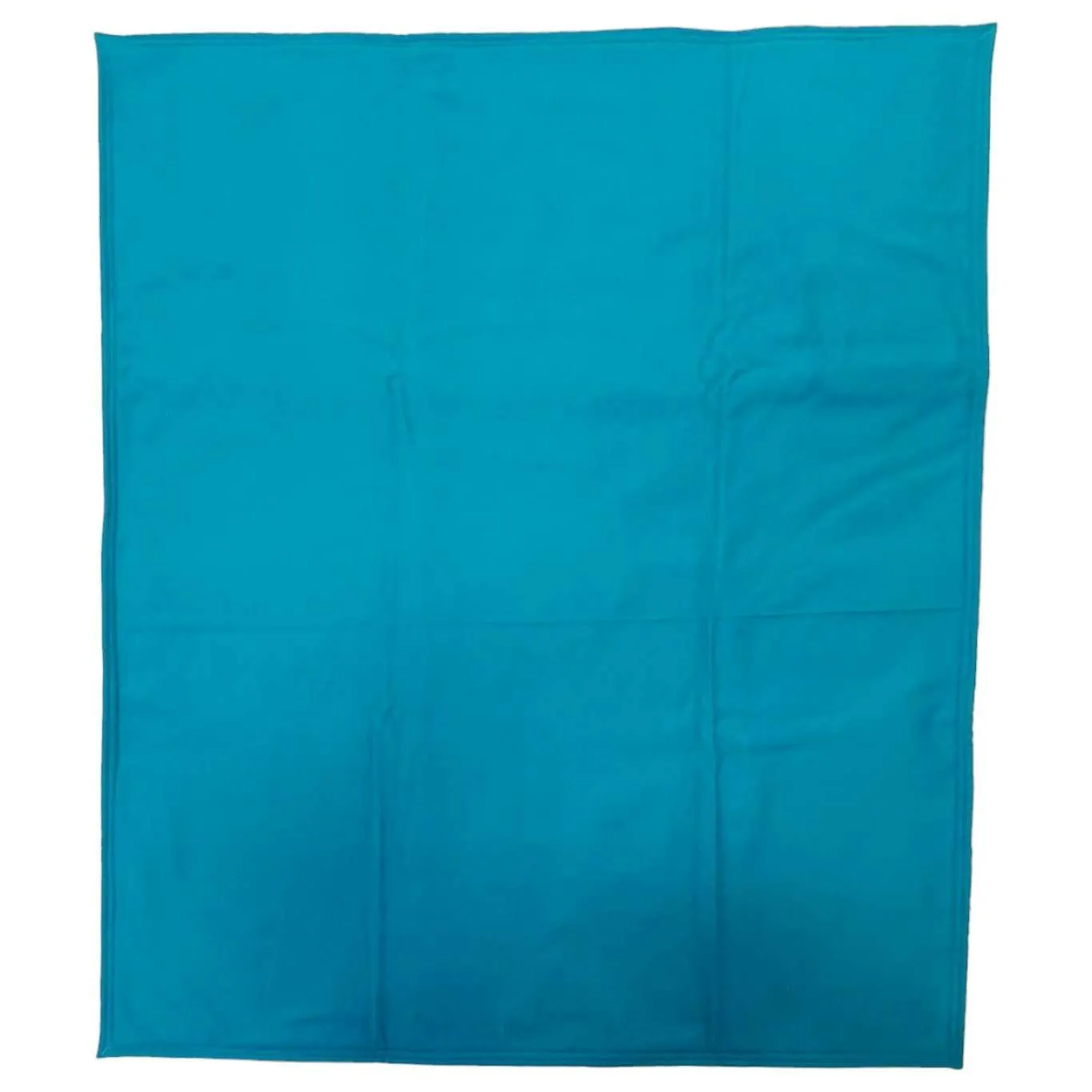 Blanket - Aqua Blue with Blue Star on Gold by World of Whimm