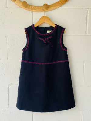 Blink Blank Navy Wool Dress, 7-8 years (128)