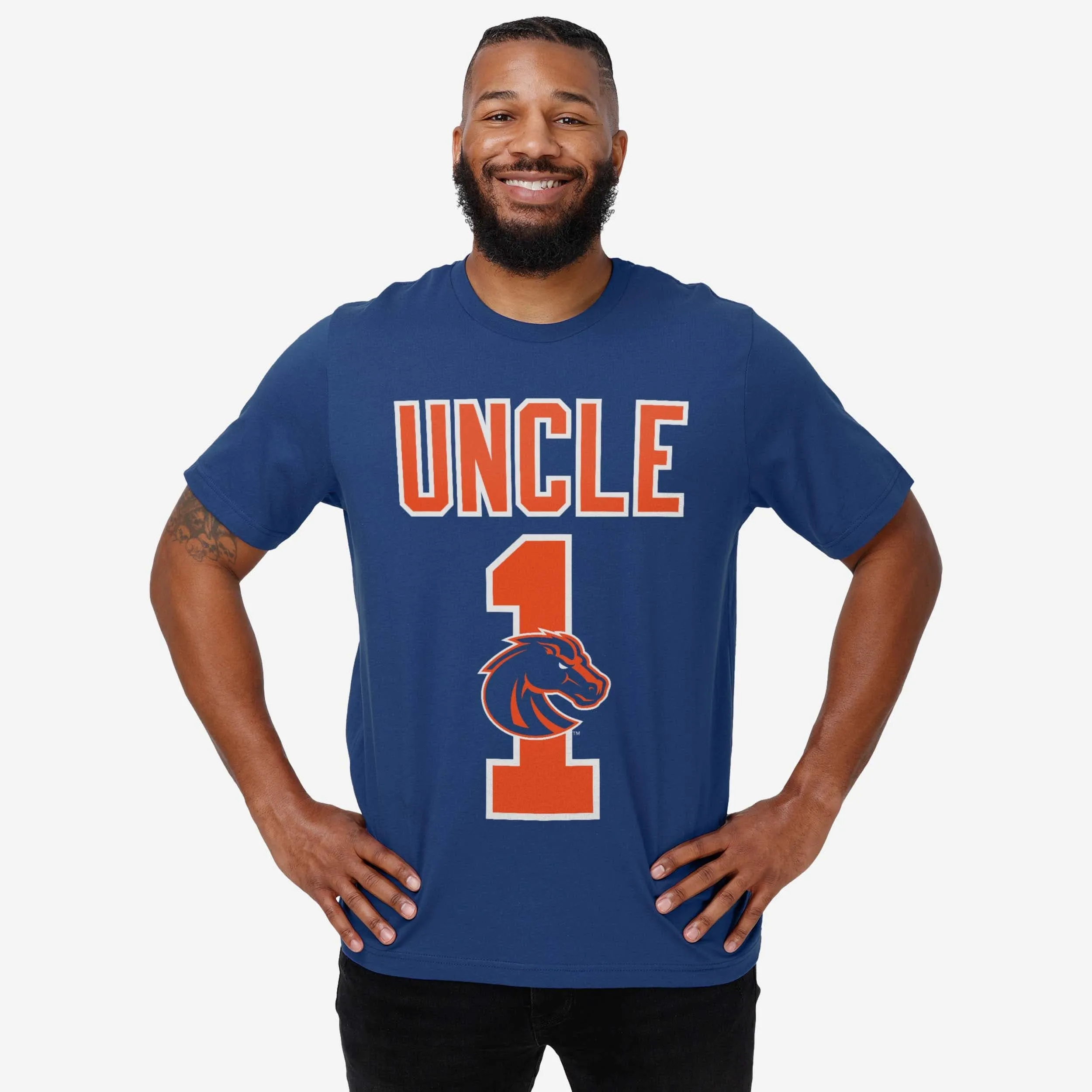 Boise State Broncos Number 1 Uncle T-Shirt
