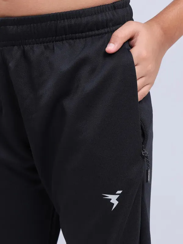Boys Colorblock Slim Fit Trackpants with TECHNO GUARD