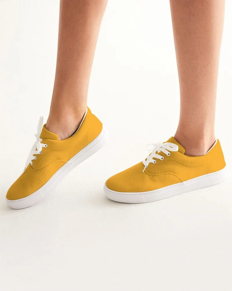 Bright Orange Women's Canvas Sneakers | Women's | Bright Pure Orange | C0M38Y100K0