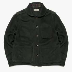BZEN M.3049RR-MATTY W REGULAR FIT 3 POCKET WOOL BLEND MELTON JACKET-800GSM-E0 COAL