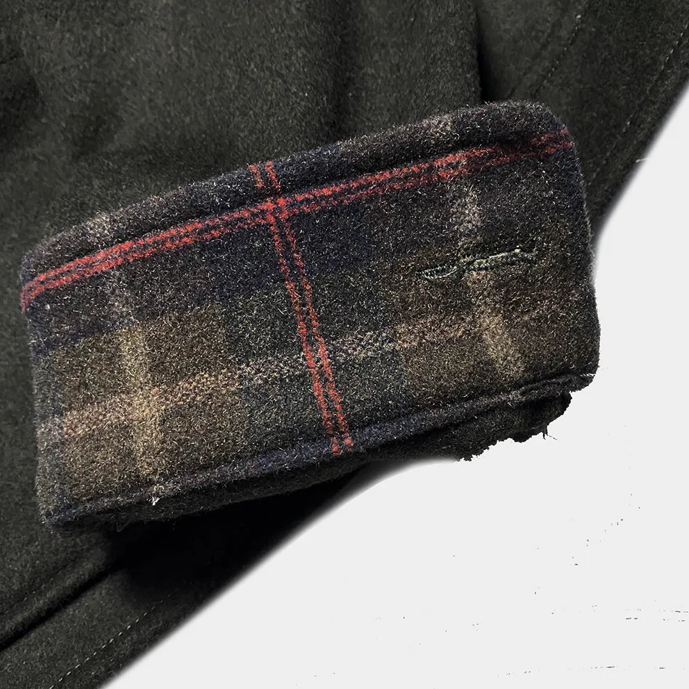 BZEN M.3049RR-MATTY W REGULAR FIT 3 POCKET WOOL BLEND MELTON JACKET-800GSM-E0 COAL