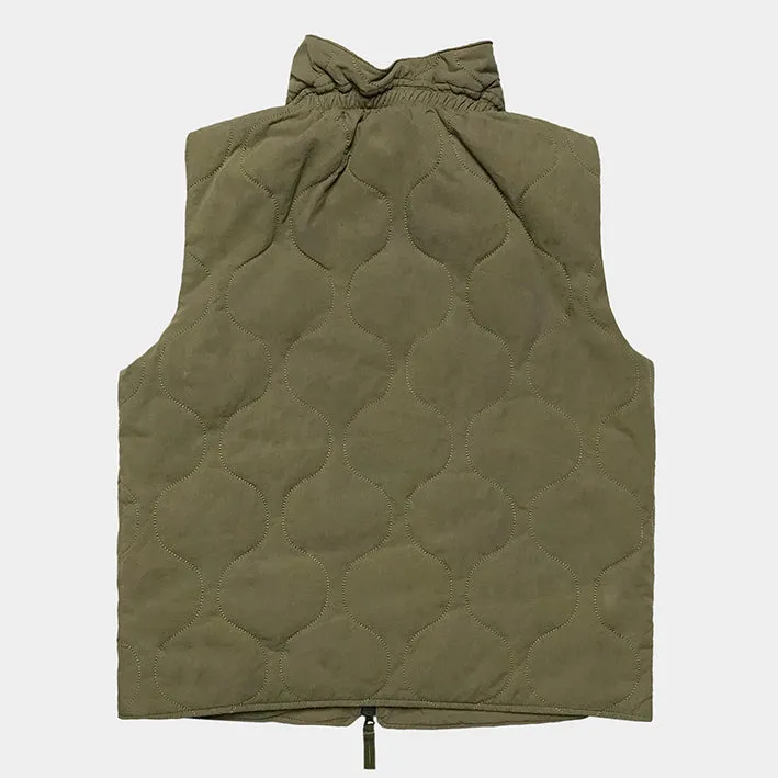 BZEN UNARMY - M.3160-JOE REGULAR FIT NAM INSPIRED QUILTED MILITARY VEST-GREEN