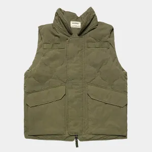 BZEN UNARMY - M.3160-JOE REGULAR FIT NAM INSPIRED QUILTED MILITARY VEST-GREEN
