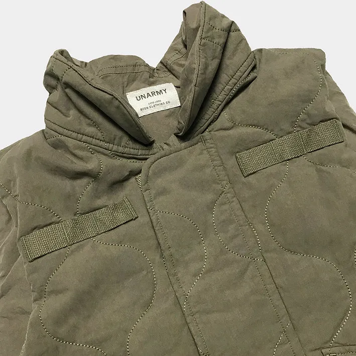 BZEN UNARMY - M.3160-JOE REGULAR FIT NAM INSPIRED QUILTED MILITARY VEST-GREEN