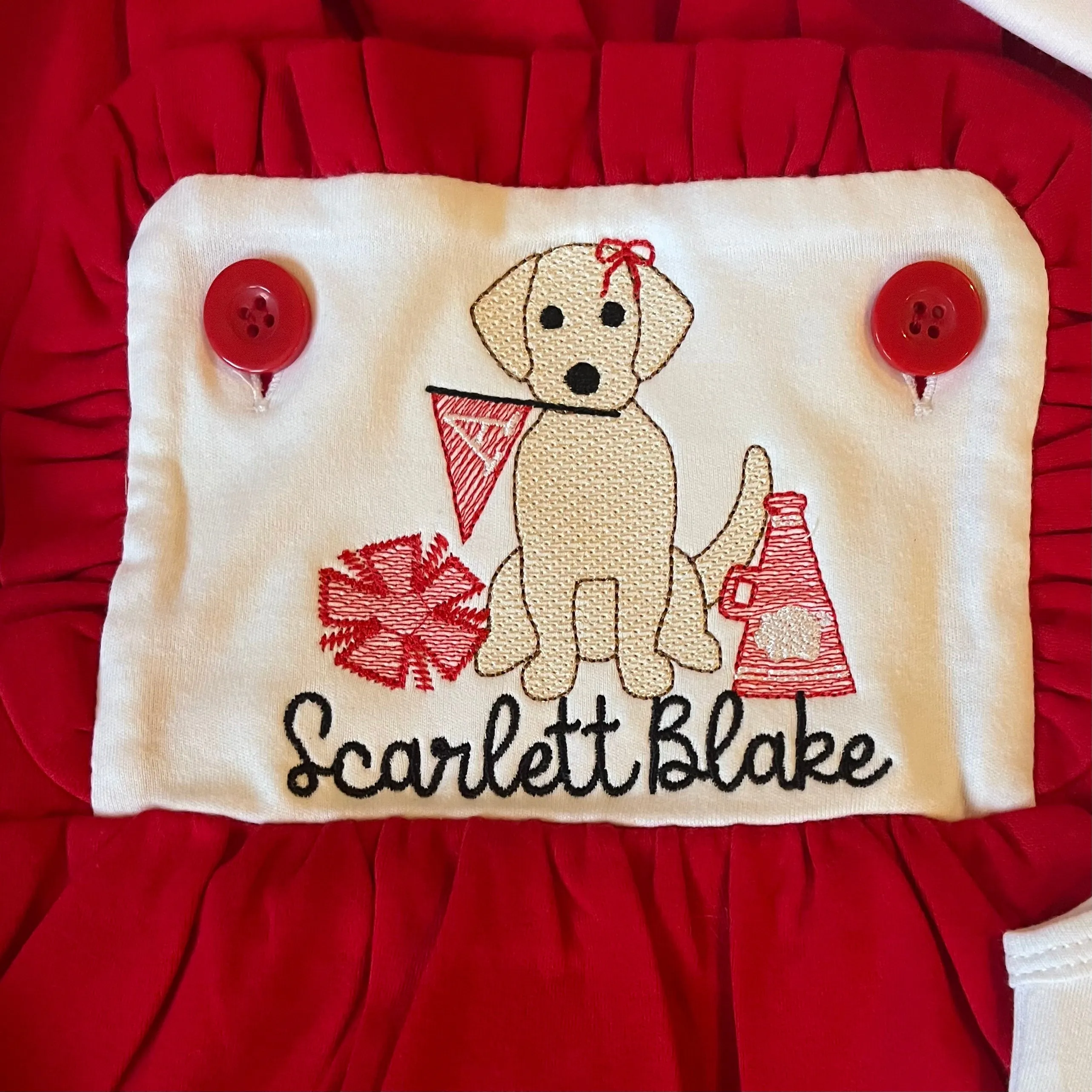 Cheerleader Puppy*Design Only*