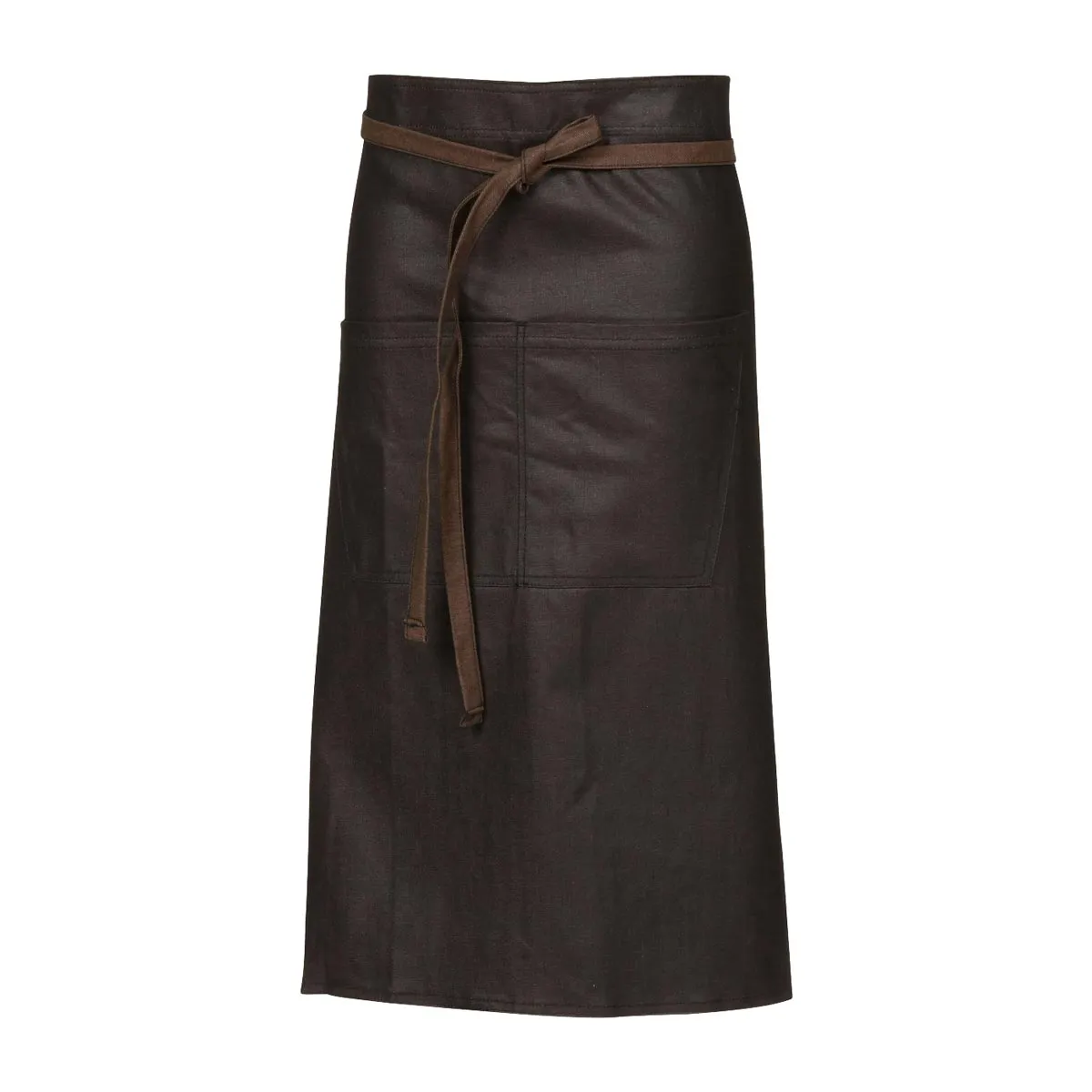 Chef Works ALWWT021BNB0 Boulder Bistro Apron, Brown Black, 36" x 30"