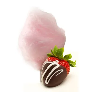 Chocolate Strawberry Cotton Candy Flossugar