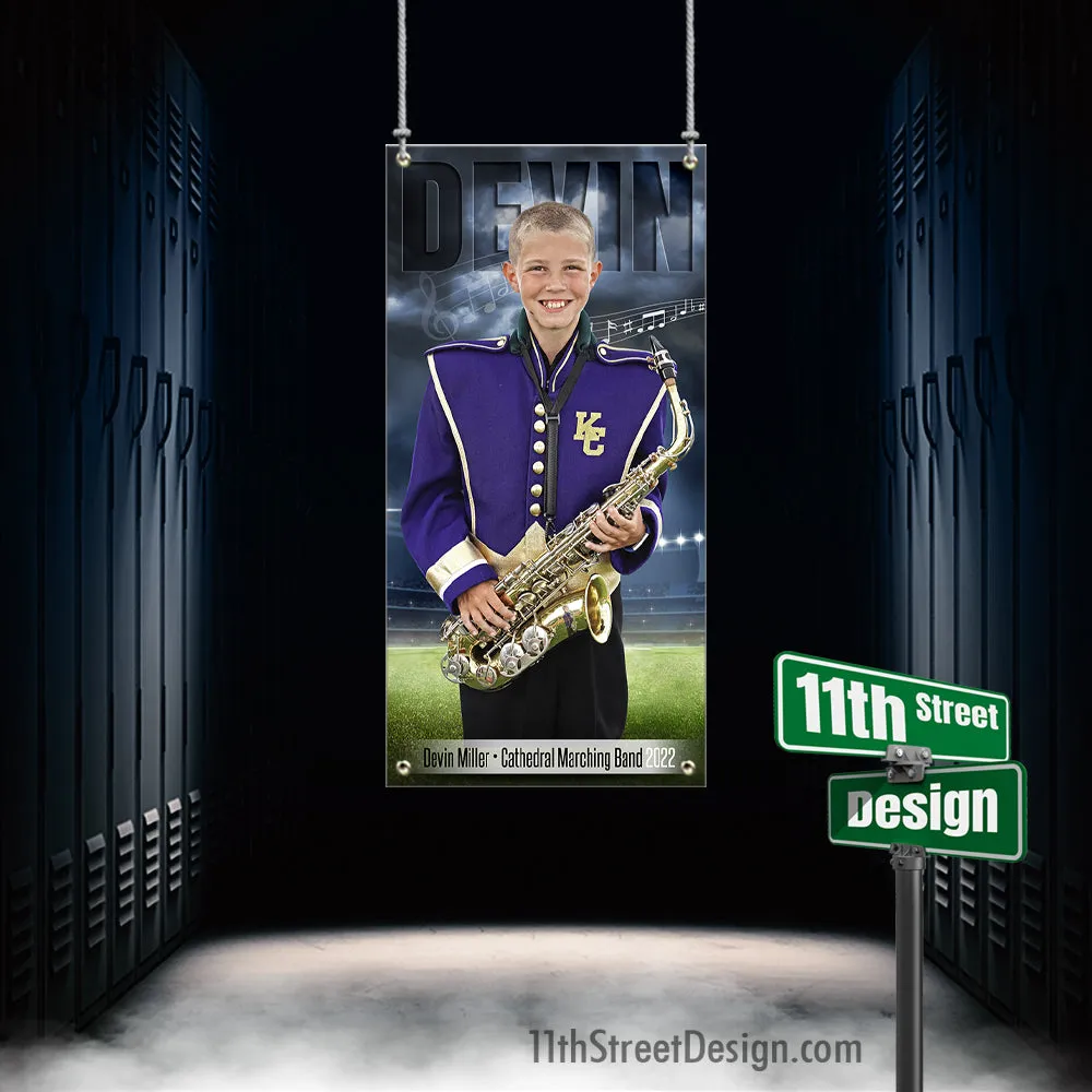 Custom Sports Banner - Stormy Lights Marching Band