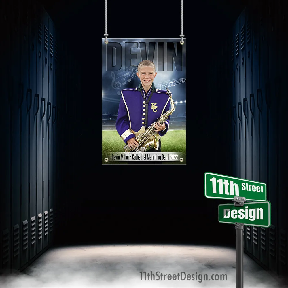 Custom Sports Banner - Stormy Lights Marching Band