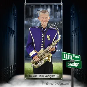 Custom Sports Banner - Stormy Lights Marching Band