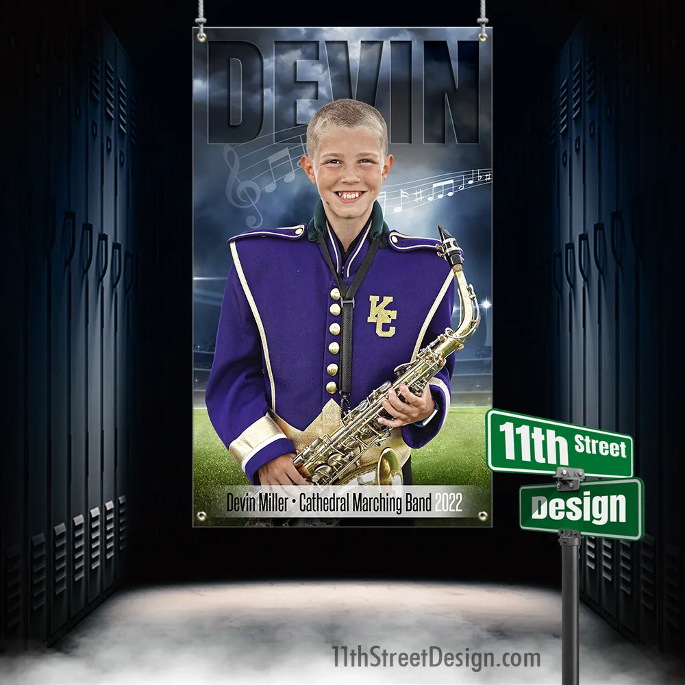Custom Sports Banner - Stormy Lights Marching Band