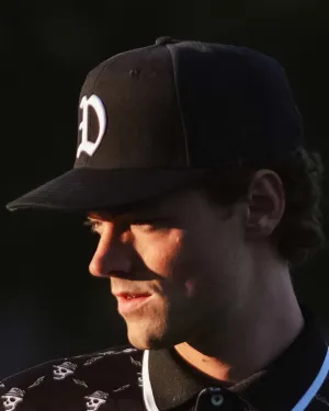 'D' Hat - Black