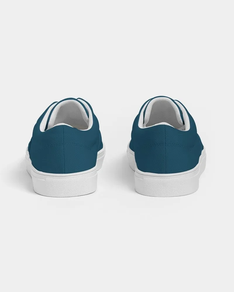 Dark Cyan Women's Canvas Sneakers | Women's | Dark Pure Cyan | C100M0Y0K80