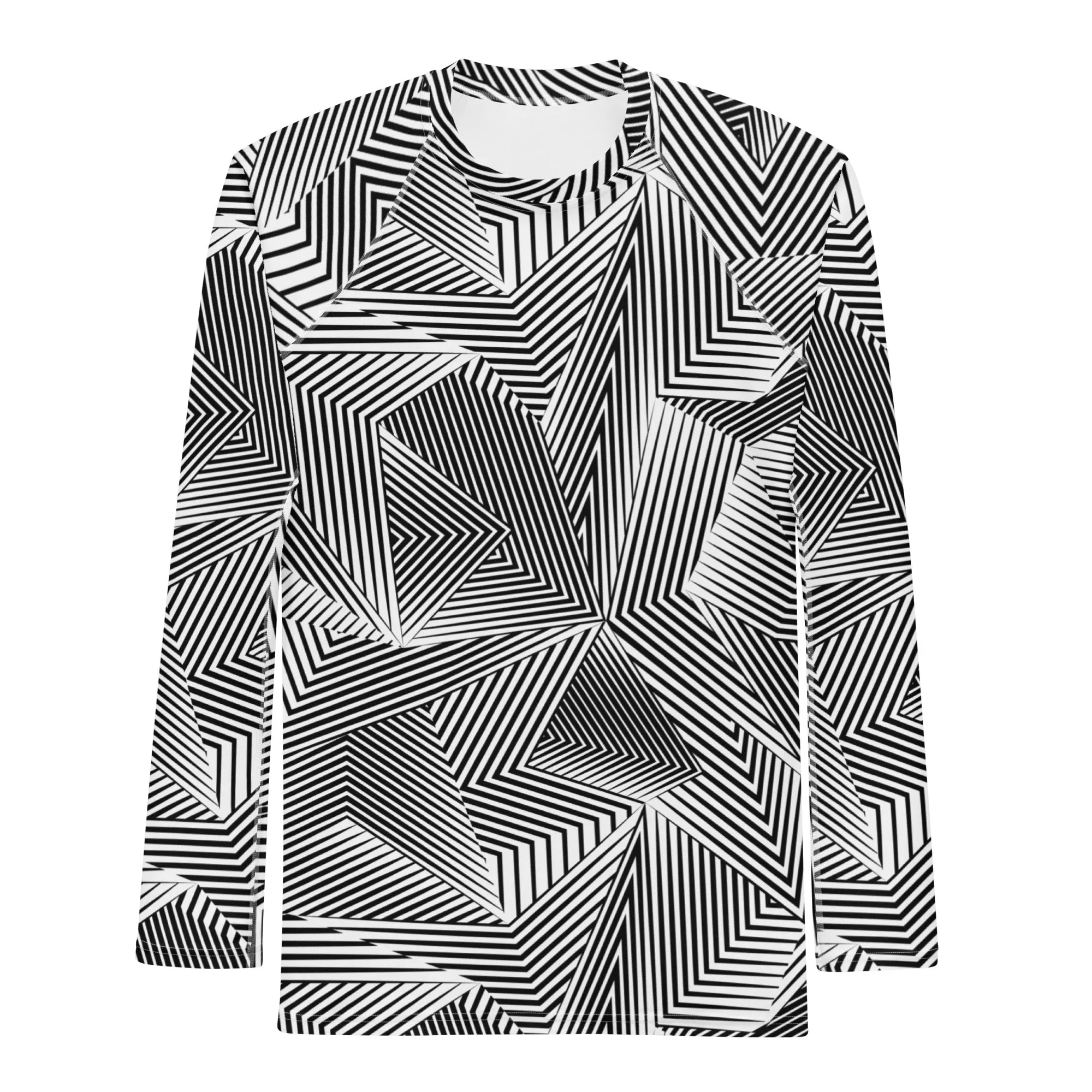 Dazzle Camo Long Sleeve Men’s Rash Guard