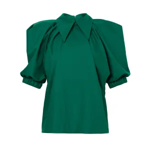 Designer Green Blouse