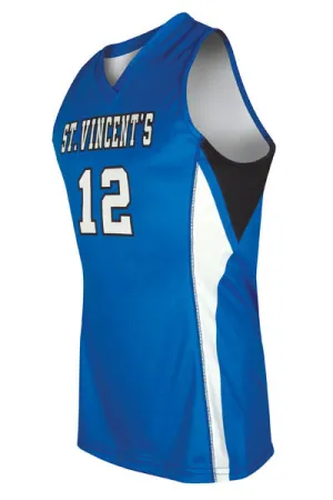 Dynamic Team Sports Custom Sublimated Girls Lacrosse Jersey Design 600-1