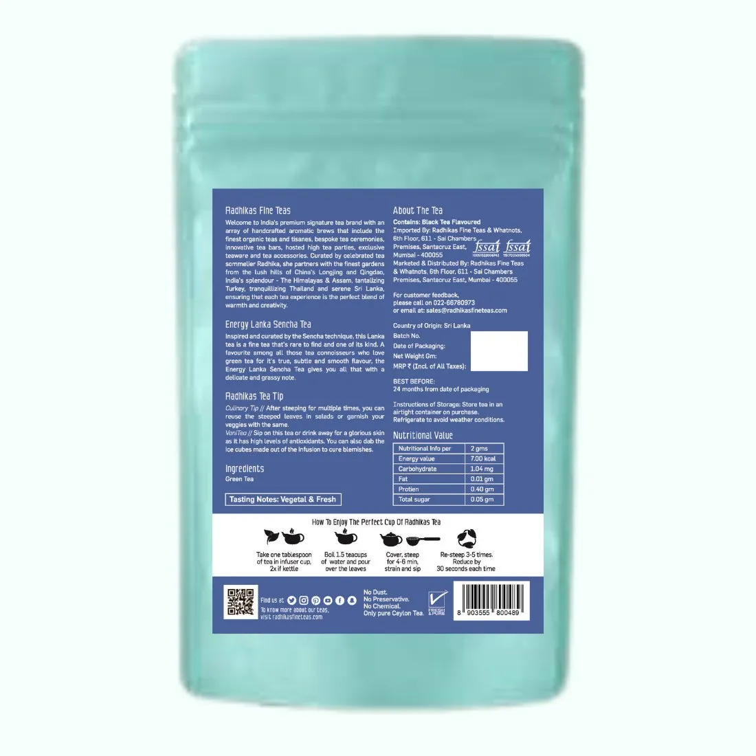 Energy Lanka Sencha Tea- A Tea That's Fresh and Zesty