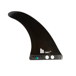 FCS II Connect Glass Flex Longboard Fin - 7"/Black