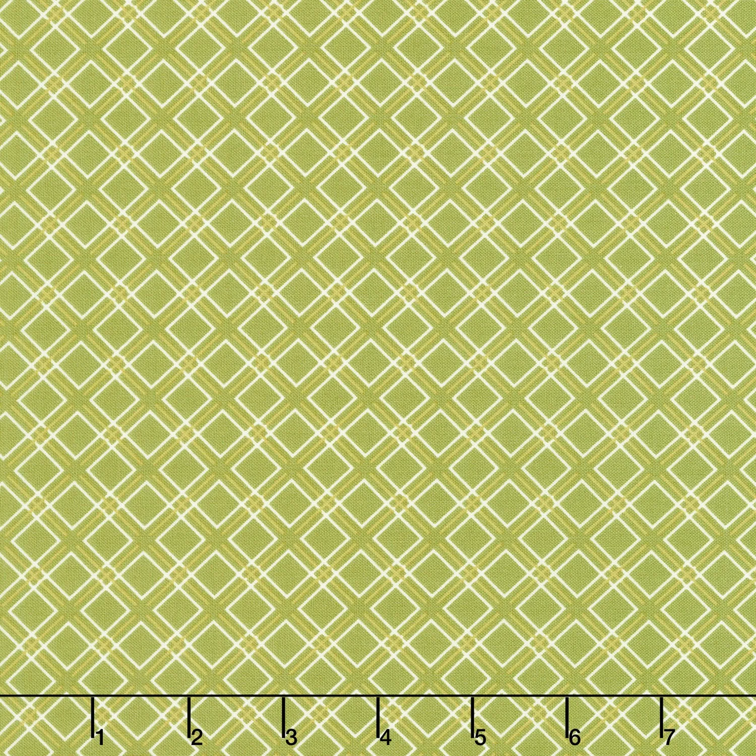 Feed My Soul - Geo Olive Yardage