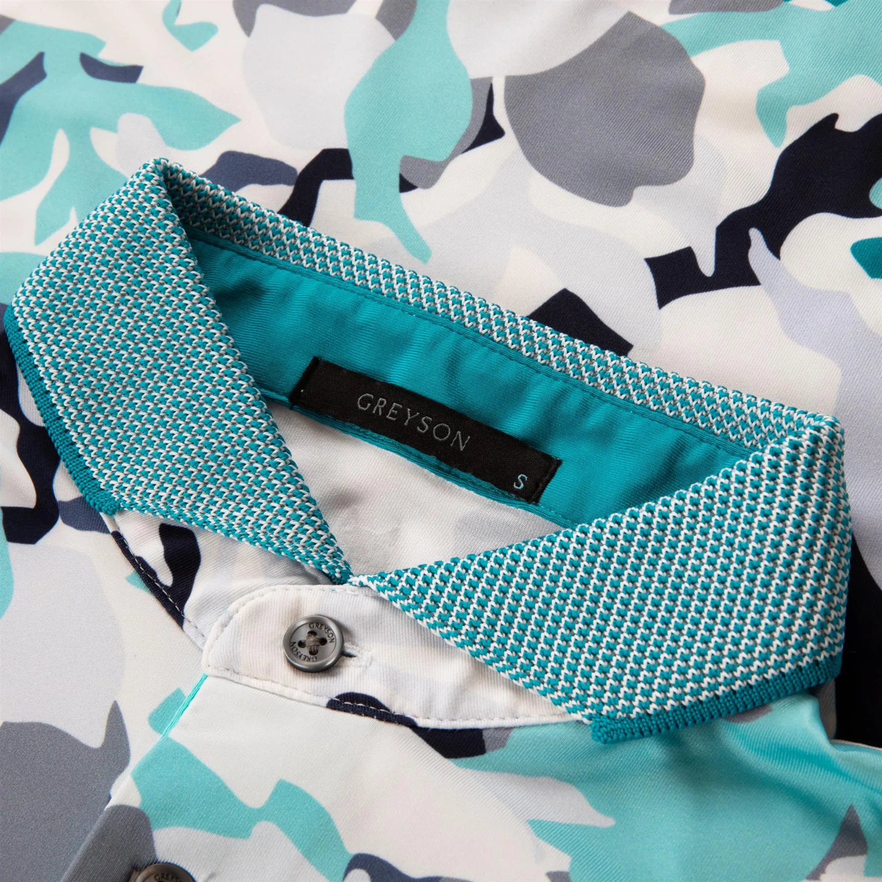 Forest Camo Polo Cyano - AW24