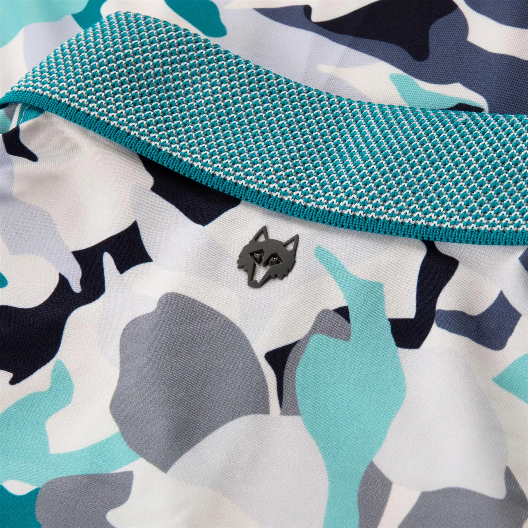 Forest Camo Polo Cyano - AW24