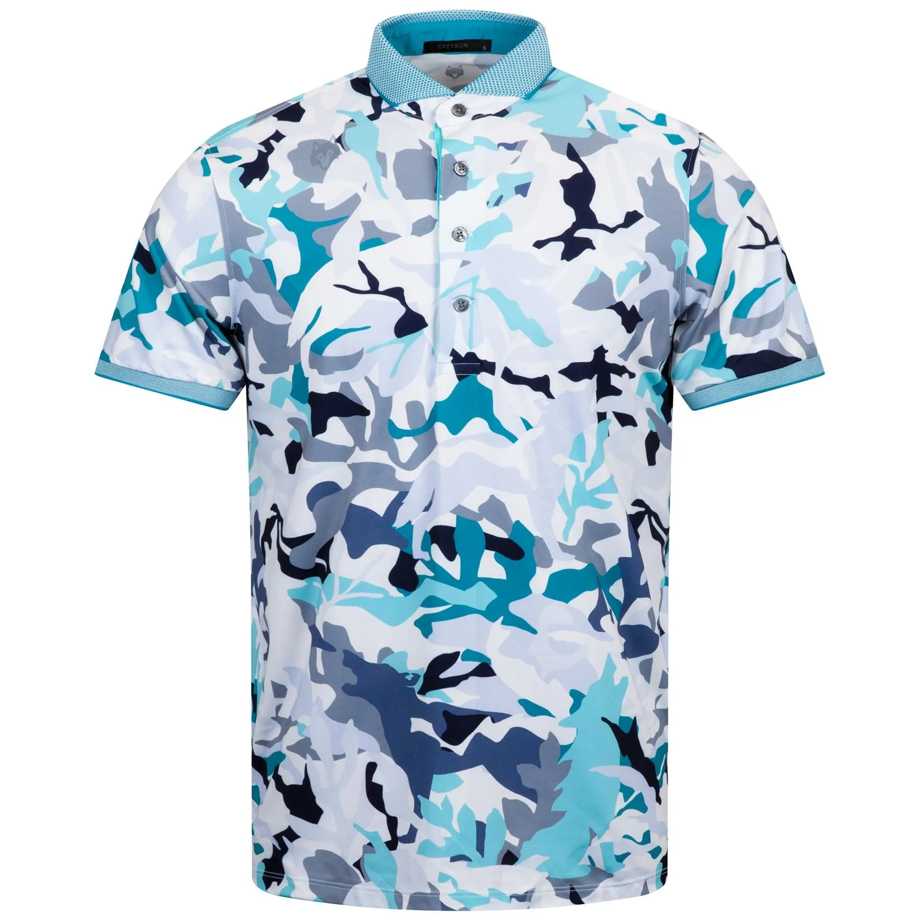 Forest Camo Polo Cyano - AW24