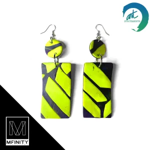 Galaxy Geo Clay Earrings