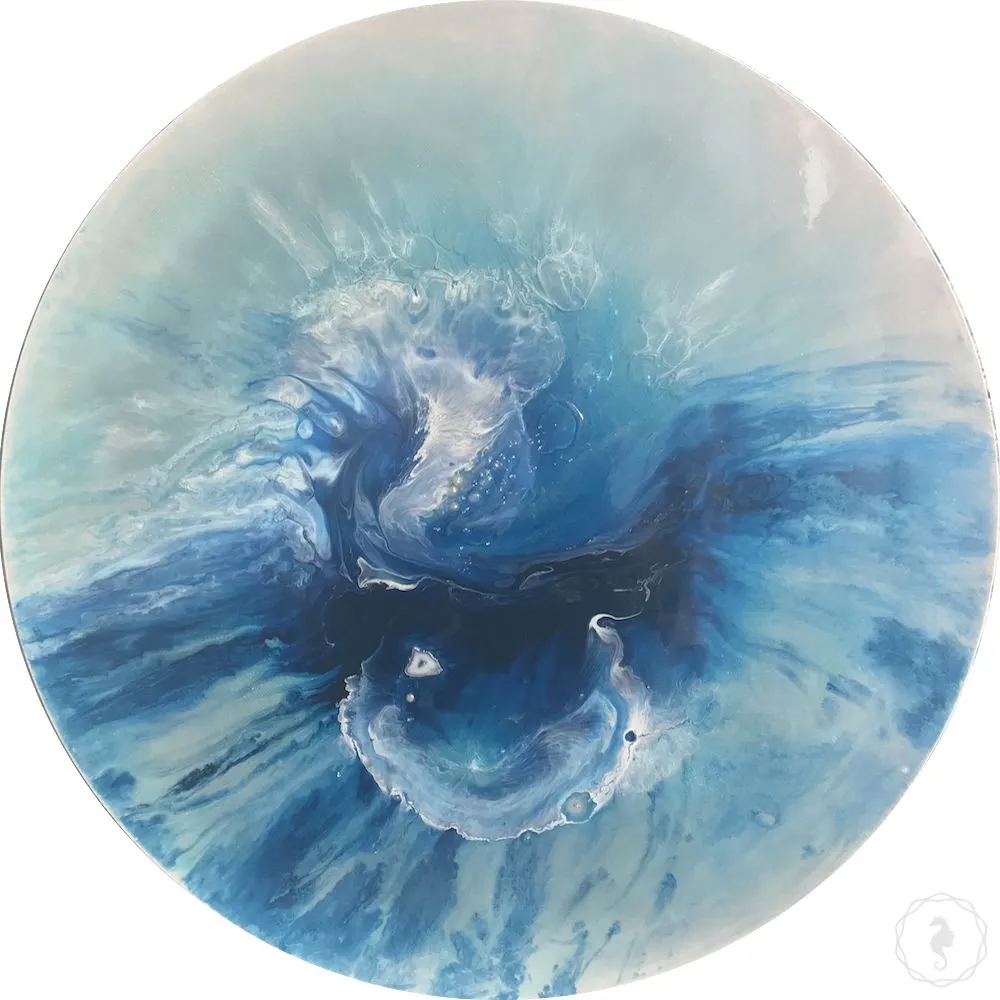 Heart of the Ocean. Original Abstract Artwork