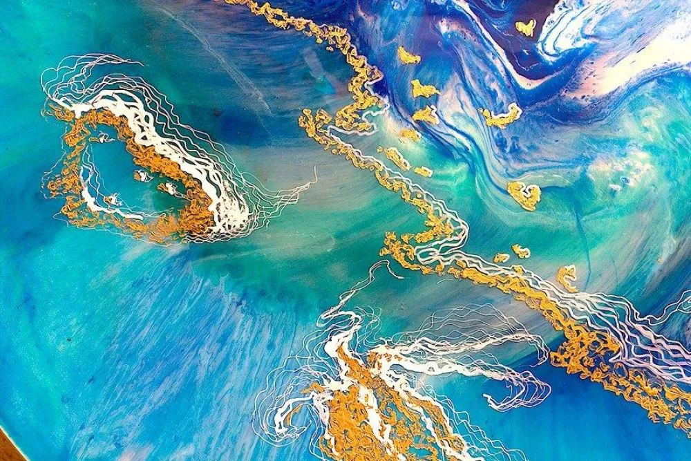 Heart Reef. Abstract Seascape. Print