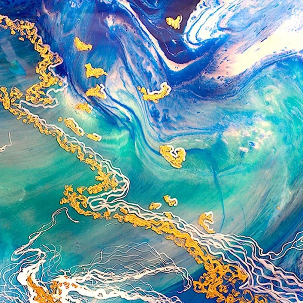 Heart Reef. Abstract Seascape. Print